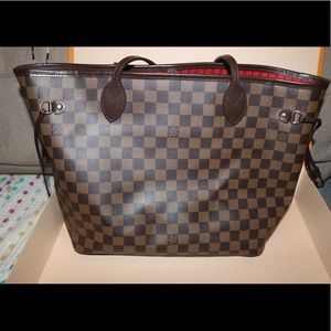 Damier Ebene Louis Vuitton Neverfull MM
